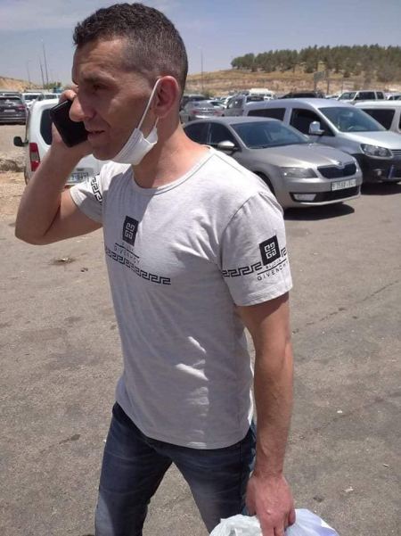 حركة فتح تستقبل الاسير مجدي عياش في مخيم جنين