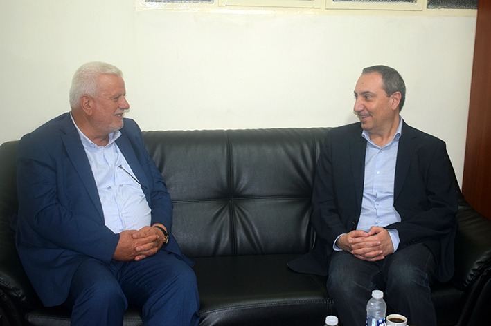 فتحي أبو العردات يلتقي مسؤول الملف الفلسطيني في الحزب التقدمي الإشتراكي الدكتور بهاء أبو كروم