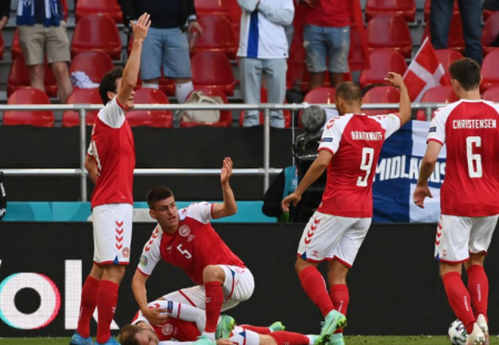 يورو 2020: سقوط مفاجئ لـ كريستيان إريكسن خلال لقاء الدينمارك وفنلندا 