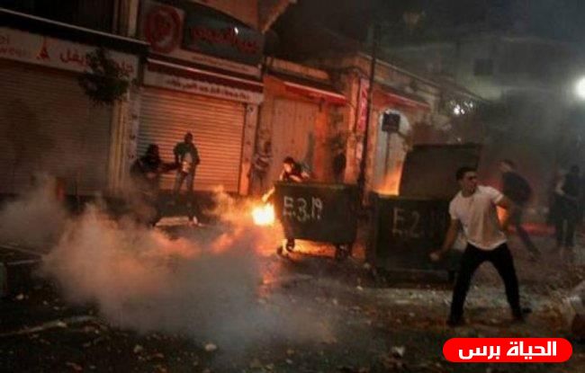 إصابات بالاختناق بمواجهات مع الاحتلال شرق الخليل