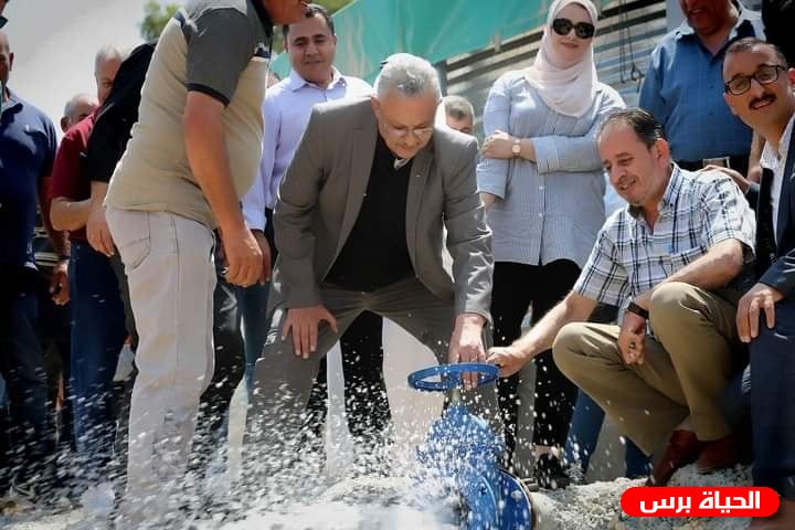 افتتاح مشروع خزان مياه زراعي في قرية الراس جنوب طولكرم