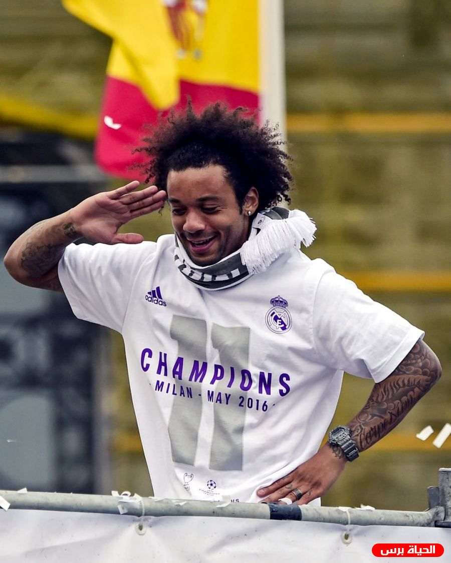 ريال مدريد يودع مارسيلو بطريقته