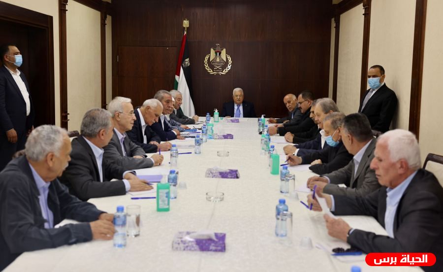 اللجنة المركزية لحركة فتح تعقد اجتماعاً برئاسة الرئيس محمود عباس
