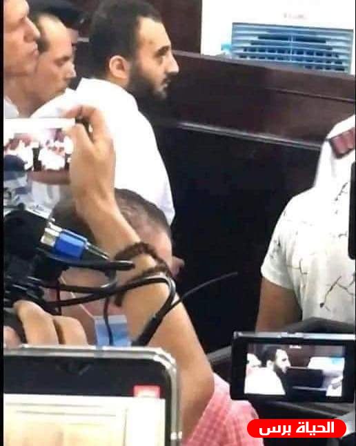 شاهد اول ظهور لمحمد عادل قاتل فتاة المنصورة نيرة اشرف 