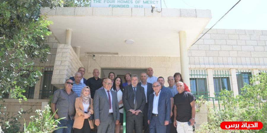 خوري يلتقي الهيئة الإدارية ومدير عام الملجأ الخيري الأرثوذكسي العربي في العيزرية