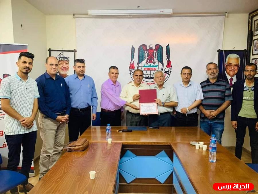 كتلة نضال الصحفيين تهنئ ناصر ابو بكر بتعيينه نائبا لرئيس الاتحاد الدولي للصحفيين