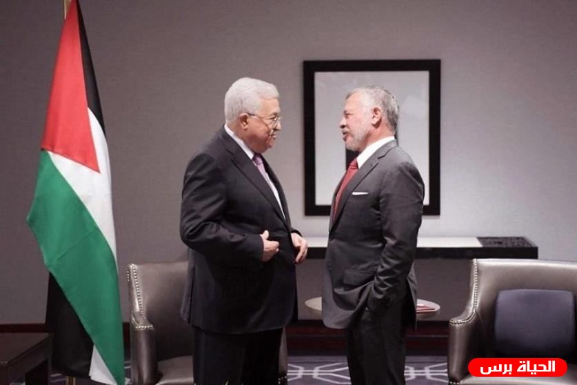 الرئيس عباس يهنئ الملك عبد الله الثاني بالذكرى الـ23 لعيد الجلوس الملكي