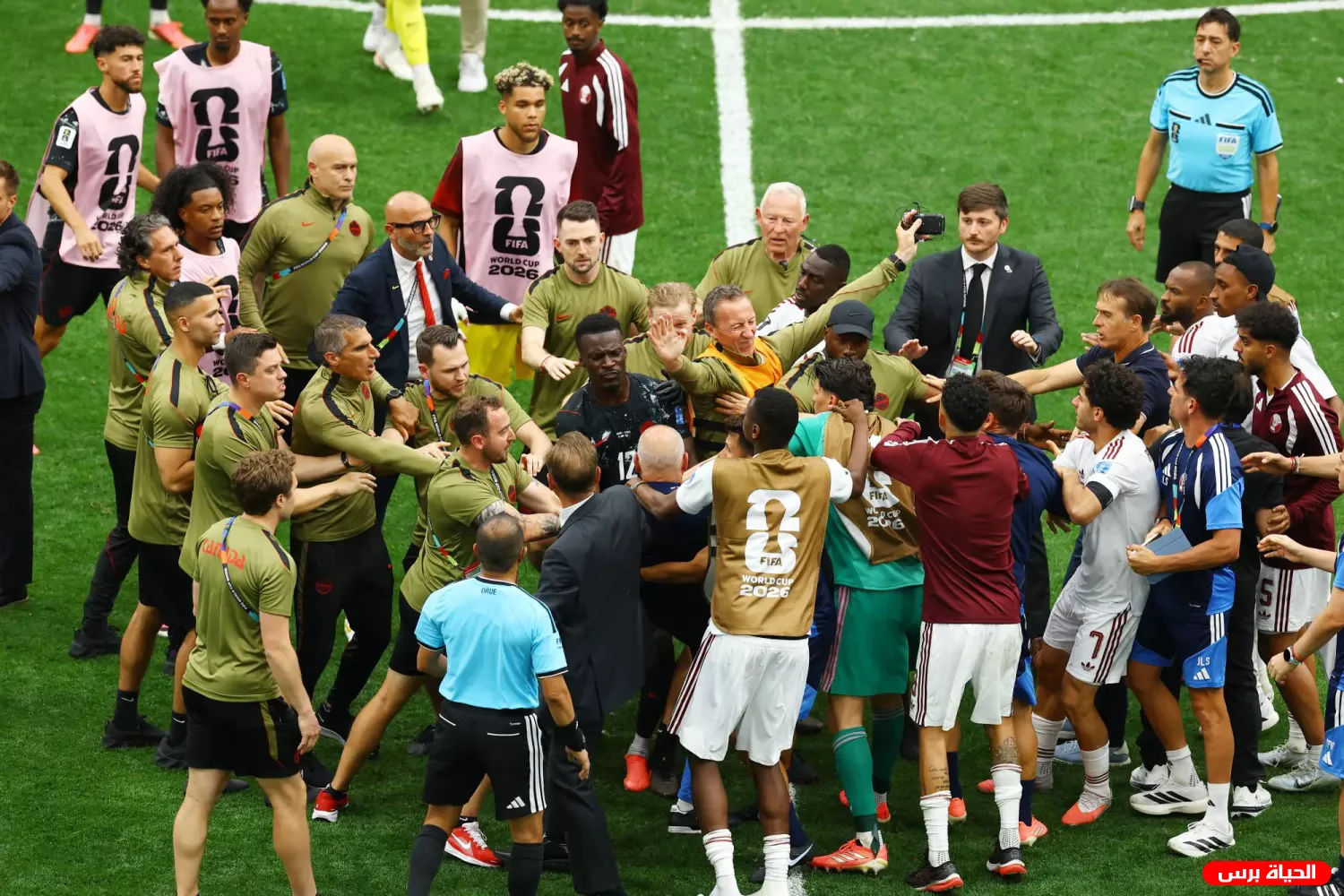 منتخب قطر .. توتر ومشادات عقب سداسية كندا في شباك قطر بمونديال 2026