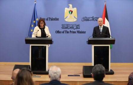 مصطفى يدعو أوروبا لتحرك أكثر فاعلية لوقف الإجراءات الإسرائيلية ودعم قيام الدولة الفلسطينية
