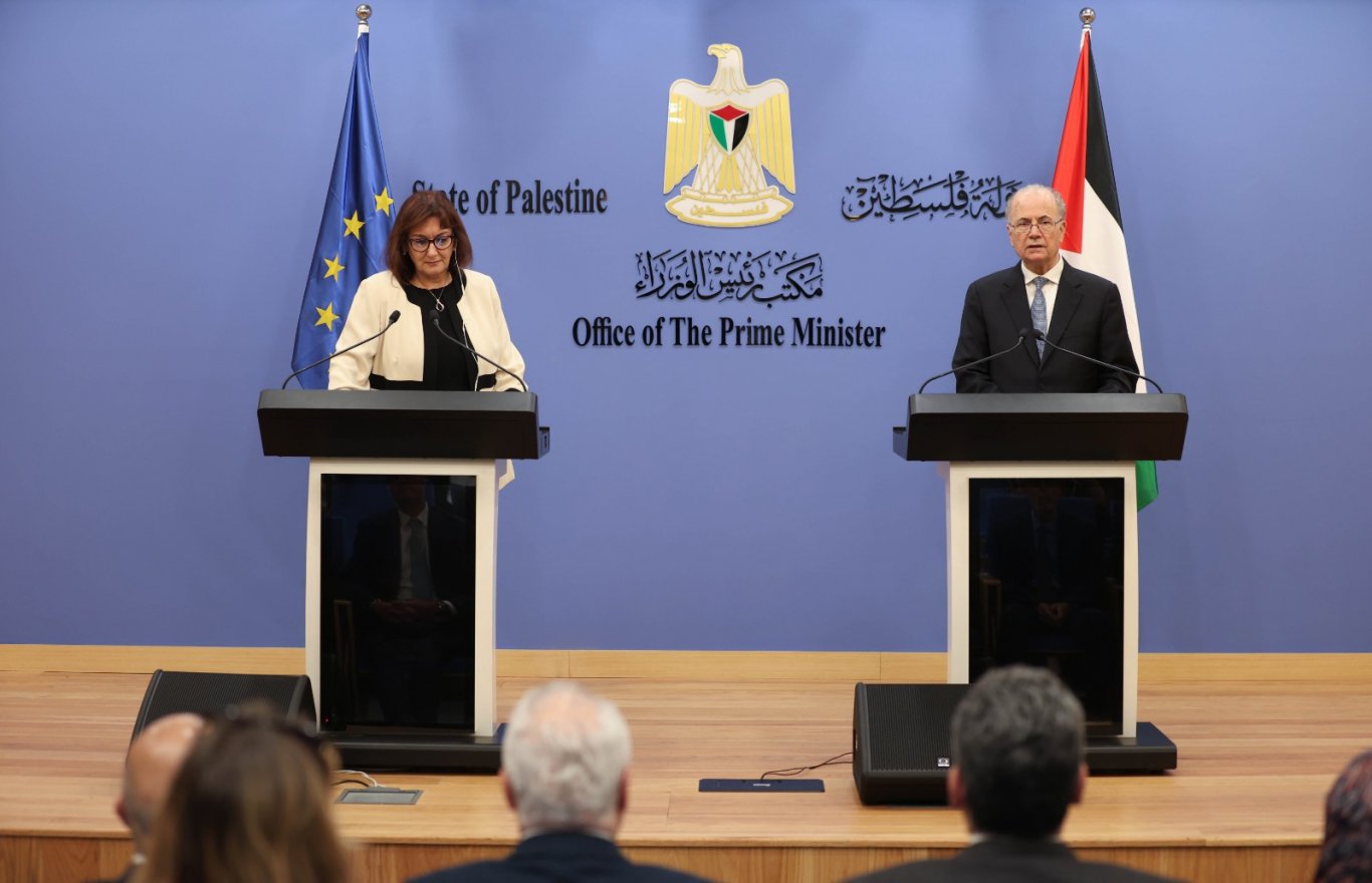 مصطفى يدعو أوروبا لتحرك أكثر فاعلية لوقف الإجراءات الإسرائيلية ودعم قيام الدولة الفلسطينية