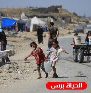 العطش يهدد النازحين في غزة