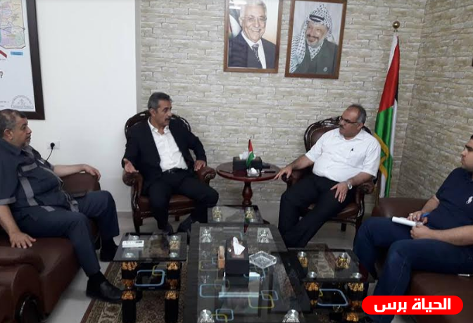 وكيل وزارة الأشغال العامة سرحان يستقبل رئيس اتحاد المقاولين ويناقش معه نتائج عمل جولة الاتحاد الخارجية