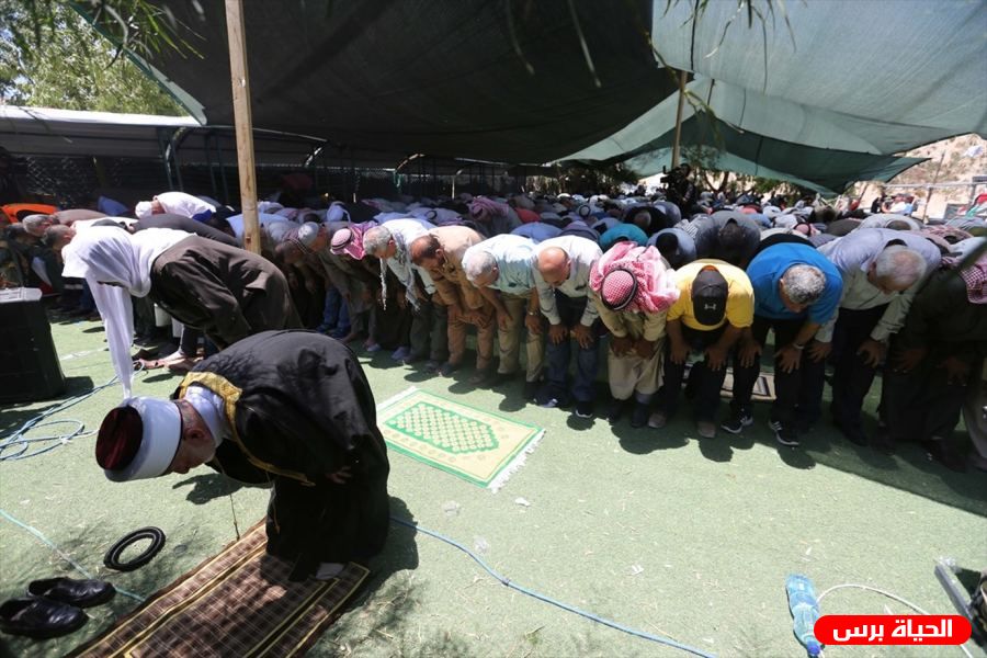 إقامة صلاة الجمعة في حي وادي الحمص تضامنا مع الأهالي المنكوبين