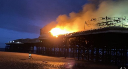 Blackpool Central Pier fire devastates carnival ride