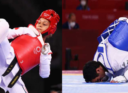 سيف عيسى وهداية ملاك يحققان الميدالية البرونزية لمصر في "طوكيو 2020"