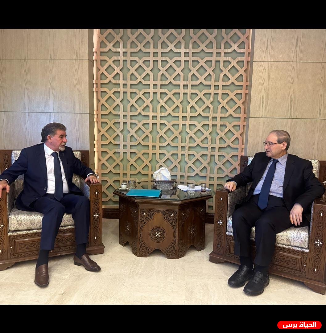 وزير الخارجية السوري يستقبل السفير عبد الهادي ويطالب دول العالم والأمم المتحدة إلى اتخاذ موقف حاسم ضد جرائم إسرائيل
