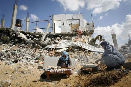 Animal sheds destroyed as demolition orders were issued against structures in south of West Bank