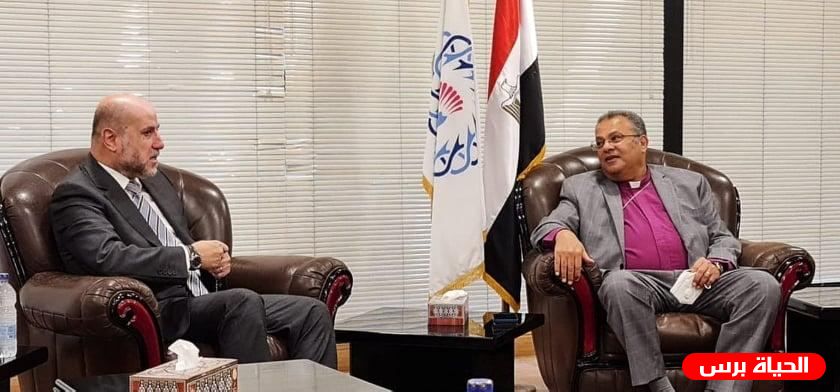 الهباش يلتقي رئيس الطائفة الإنجيلية في مصر
