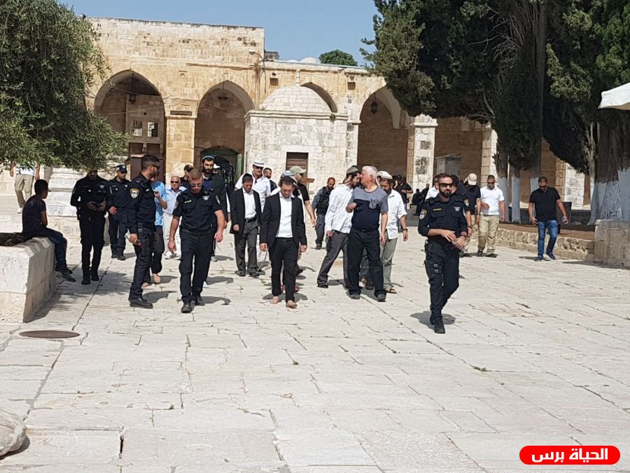 مستوطنون يقتحمون الأقصى ويؤدون صلوات تلمودية