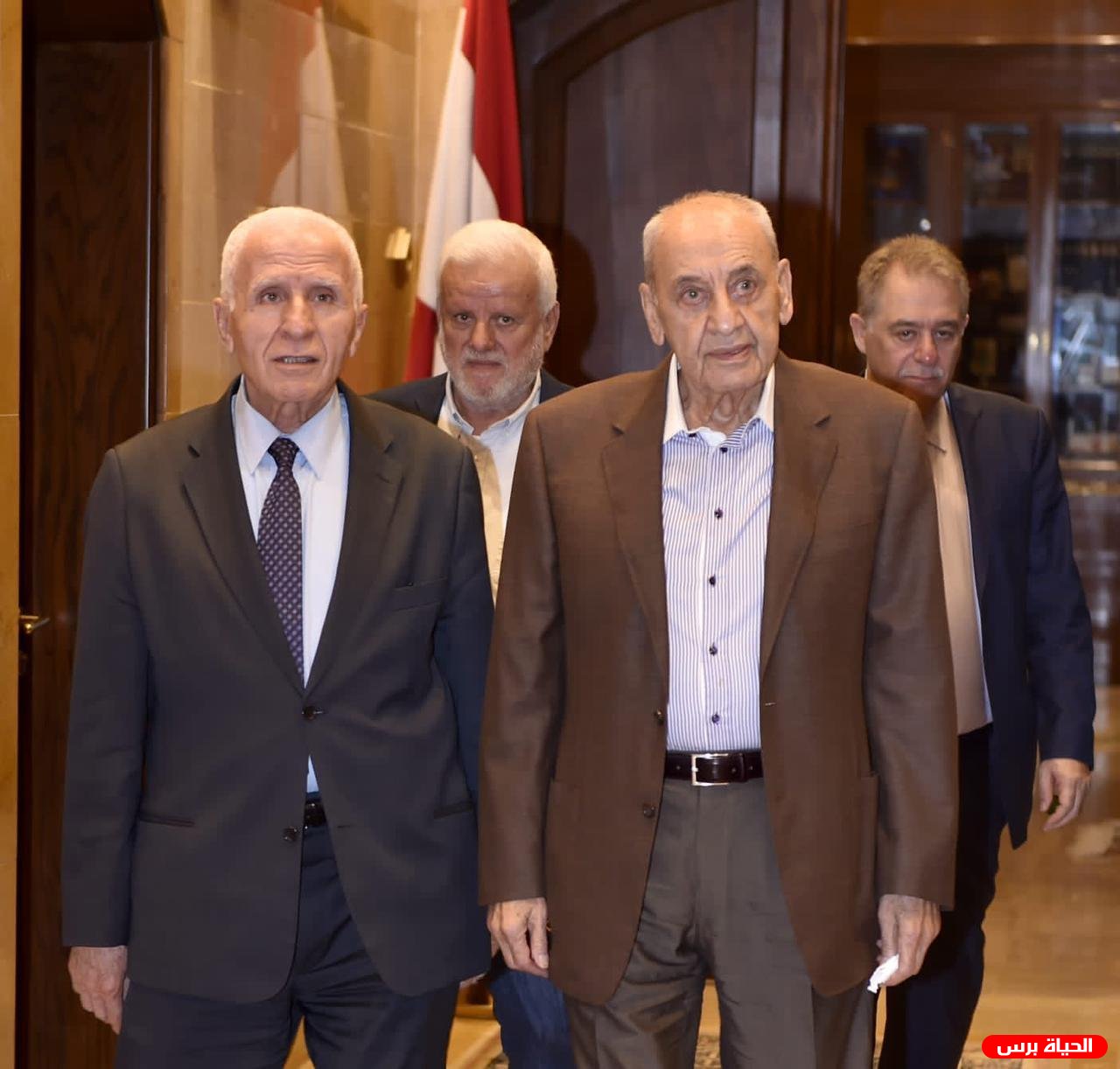 الاحمد يلتقي رئيس مجلس النواب اللبناني نبيه بري
