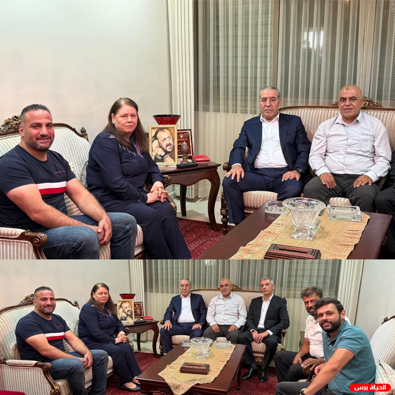 الشيخ من منزل البرغوثي: البرغوثي رمز للنضال الفلسطيني وحرية الأسرى لن تساوم