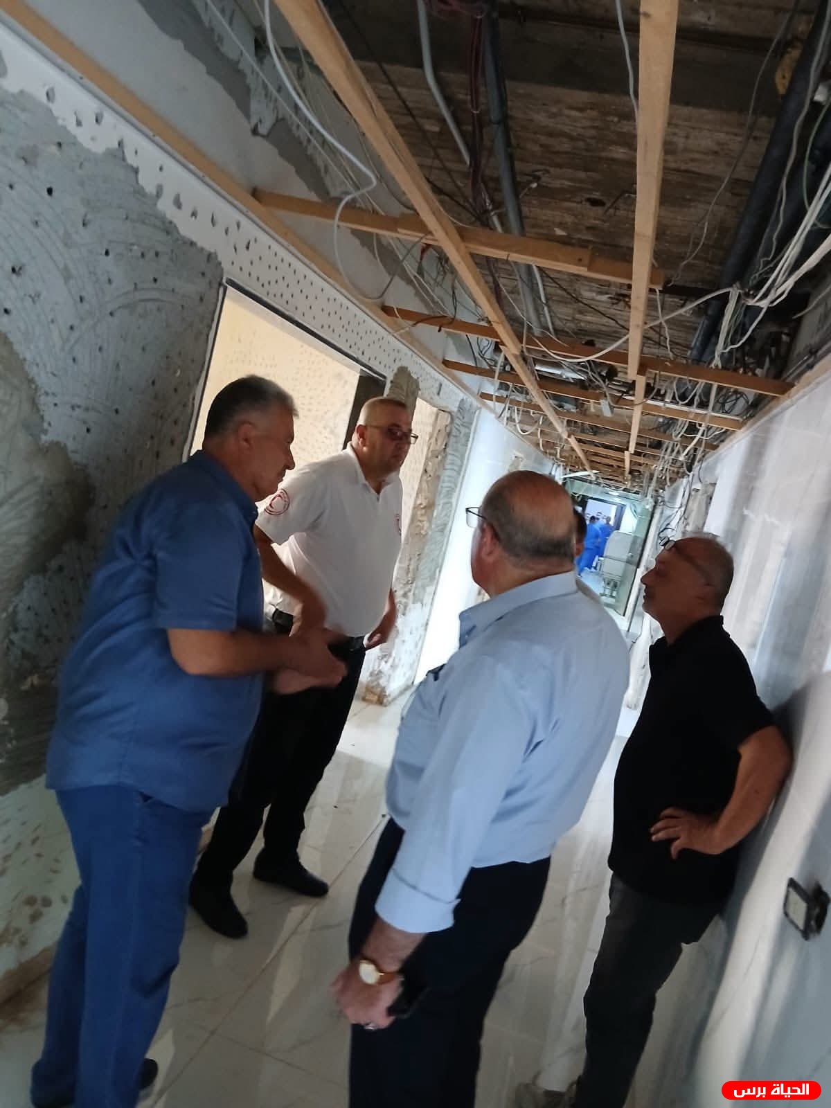 زيارة تفقدية لمدير عام الهلال الأحمر الفلسطيني إلى مستشفى الشهيد محمود الهمشري في صيدا