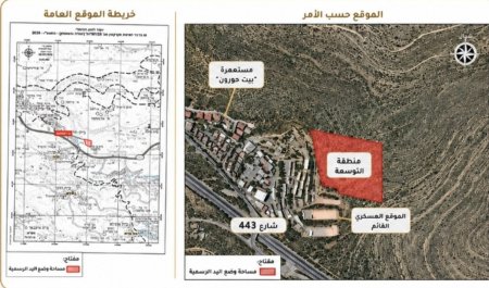 أمر عسكري جديد يستهدف أراضي بيتونيا.. الاحتلال يضع اليد على 37 دونماً قرب بيت حورون