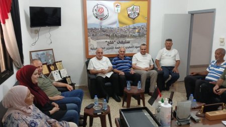 اللواء ماهر شبايطه يستقبل وفداً فتحاويا في منطقة صيدا