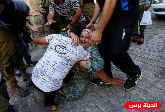 الاحتلال يعتدي على سيدة ويعتقل نجلها في بلدة شعفاط