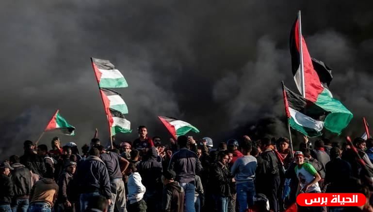 غزة الان عاجل .. تغطية فعليات مسيرات العودة علي حدود قطاع غزة 13/9/2019