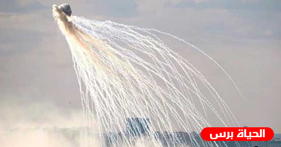 الاحتلال يستهدف جنوب لبنان بقذائف الفسفور