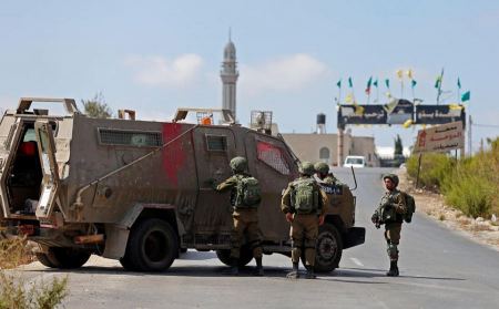 Israeli forces prevent completion of road west of Jenin