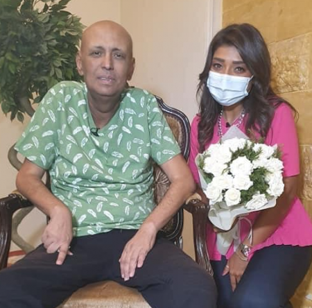 شاهد كيف تغير شكل جمال يوسف بعد جلسات الكيماوي