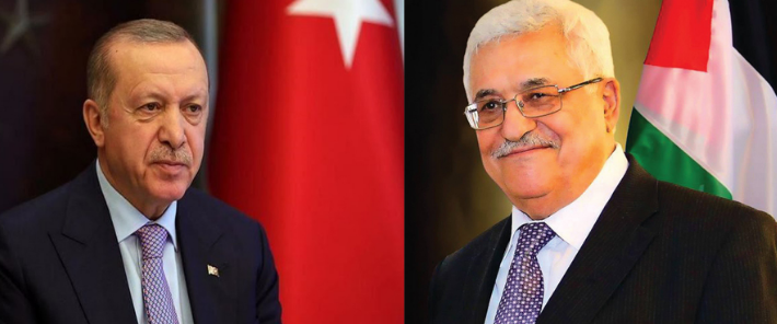 President Abbas briefs his Turkish partner on most recent political turns of events 