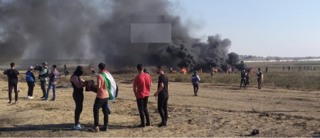 اصابة مواطنين بقصف الاحتلال مرصداً شرق غزة
