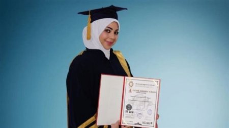 دكتوراه لفاطمة مروان البابا في الطب التجميلي الغير جراحي من جامعة ديانا العالمية بدرجة ممتاز