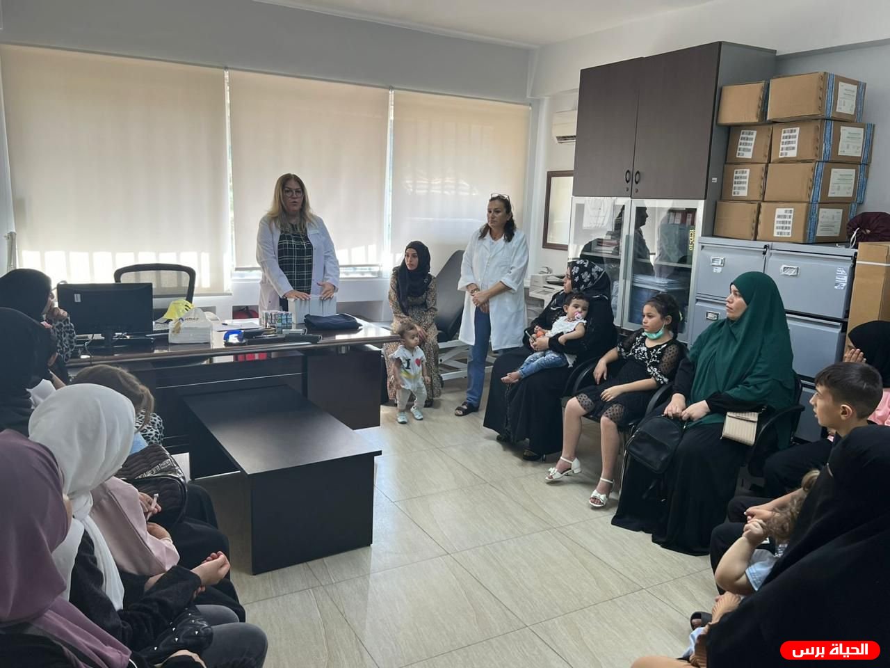 محاضرة توعوية حول أهمية اللقاح في مركز الدكتور نزيه البزري للرعاية الصحية الأولية