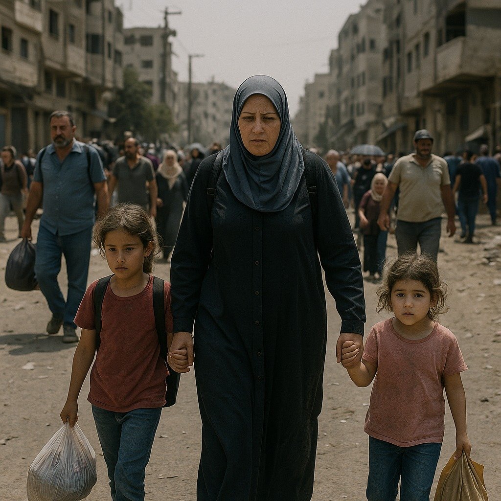 نزوح جماعي في غزة وسط تصاعد الهجمات والتهديدات الأمنية