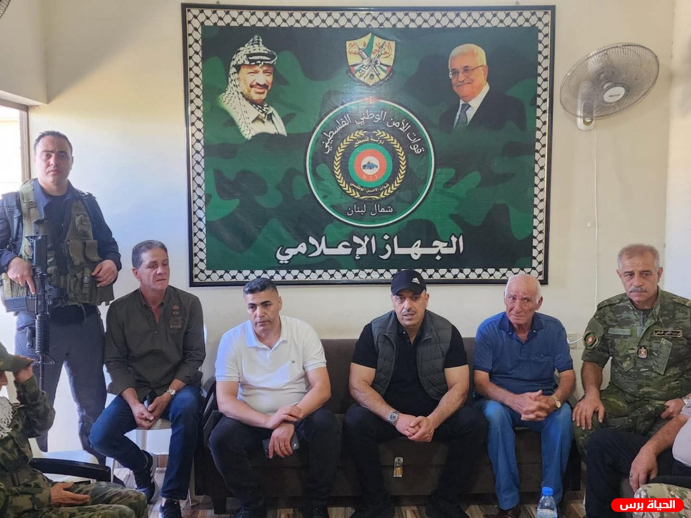 قائد قوات الأمن الوطني الفلسطيني يتفقد منطقة شمال لبنان والمخيمات ويعقد اجتماعات قيادية