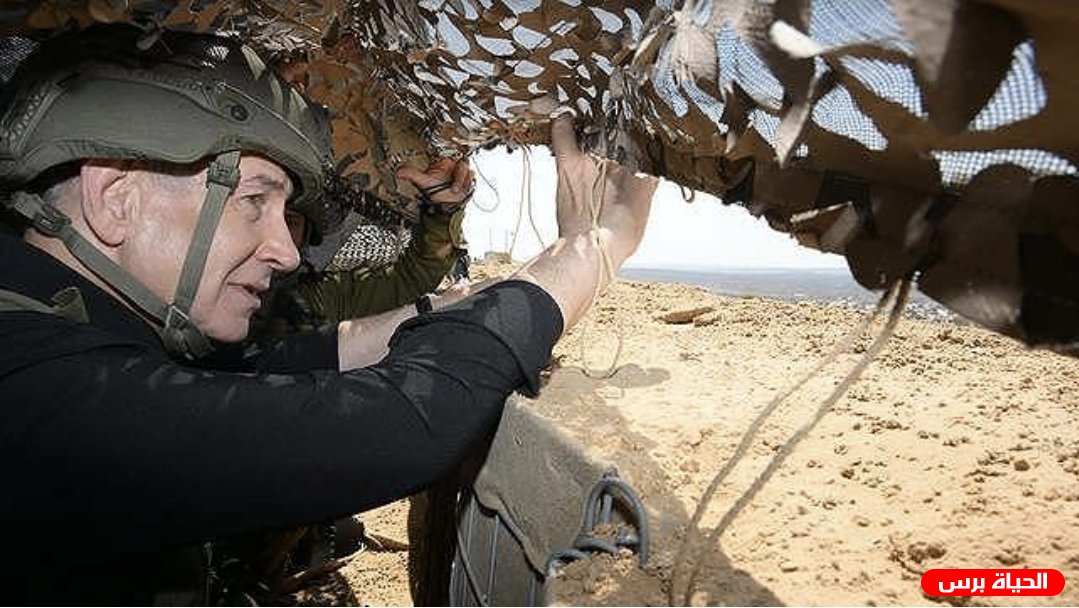 نتنياهو يزور مواقع في غزة