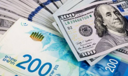 اسعار الدينار والدولار مقابل الشيكل