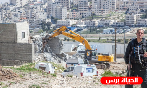 الاحتلال يشرع بهدم مساكن في منطقة الدقيقة شرق يطا جنوب الخليل 
