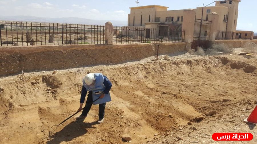 انتهاء العمل بإزالة الألغام بمنطقة المغطس في أريحا