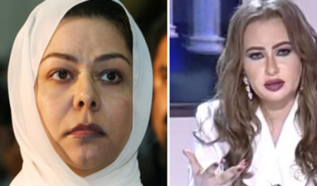 مي العيدان تهاجم رغد صدام حسين 