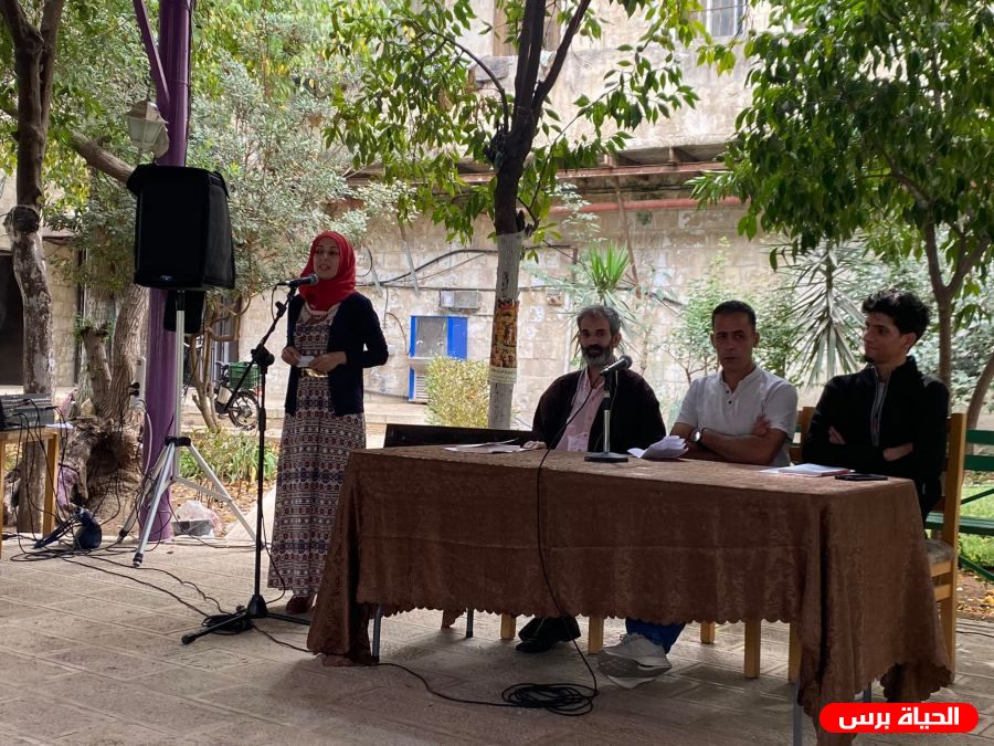 غزة أرض القصيدة على مائدة النقاش في مكتبة بلدية نابلس