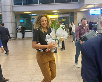 أول بطلة تنس مصرية ميار الشريف