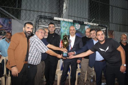 فلسطين تجمعنا والنهضة يحيون ذكرى الراحل الشاب غسان بقاعي في ملعب الفوكس في صيدا