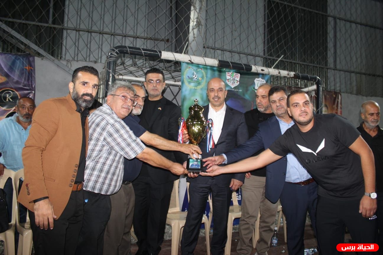 فلسطين تجمعنا والنهضة يحيون ذكرى الراحل الشاب غسان بقاعي في ملعب الفوكس في صيدا