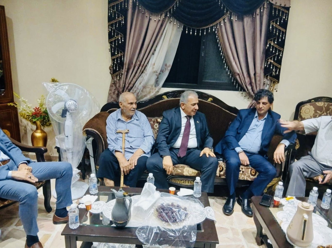 بتوجيهات من الرئيس: السفير الأسعد يعزي عائلتي مبدى والطيار في مخيم نهر البارد