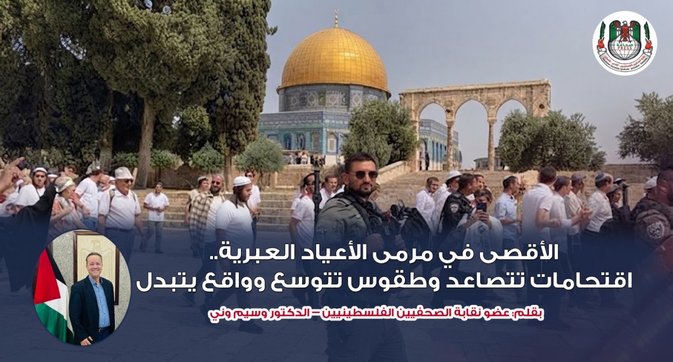 الأقصى في مرمى الأعياد العبرية.. اقتحامات تتصاعد وطقوس تتوسع وواقع يتبدل…بقلم الدكتور وسيم وني